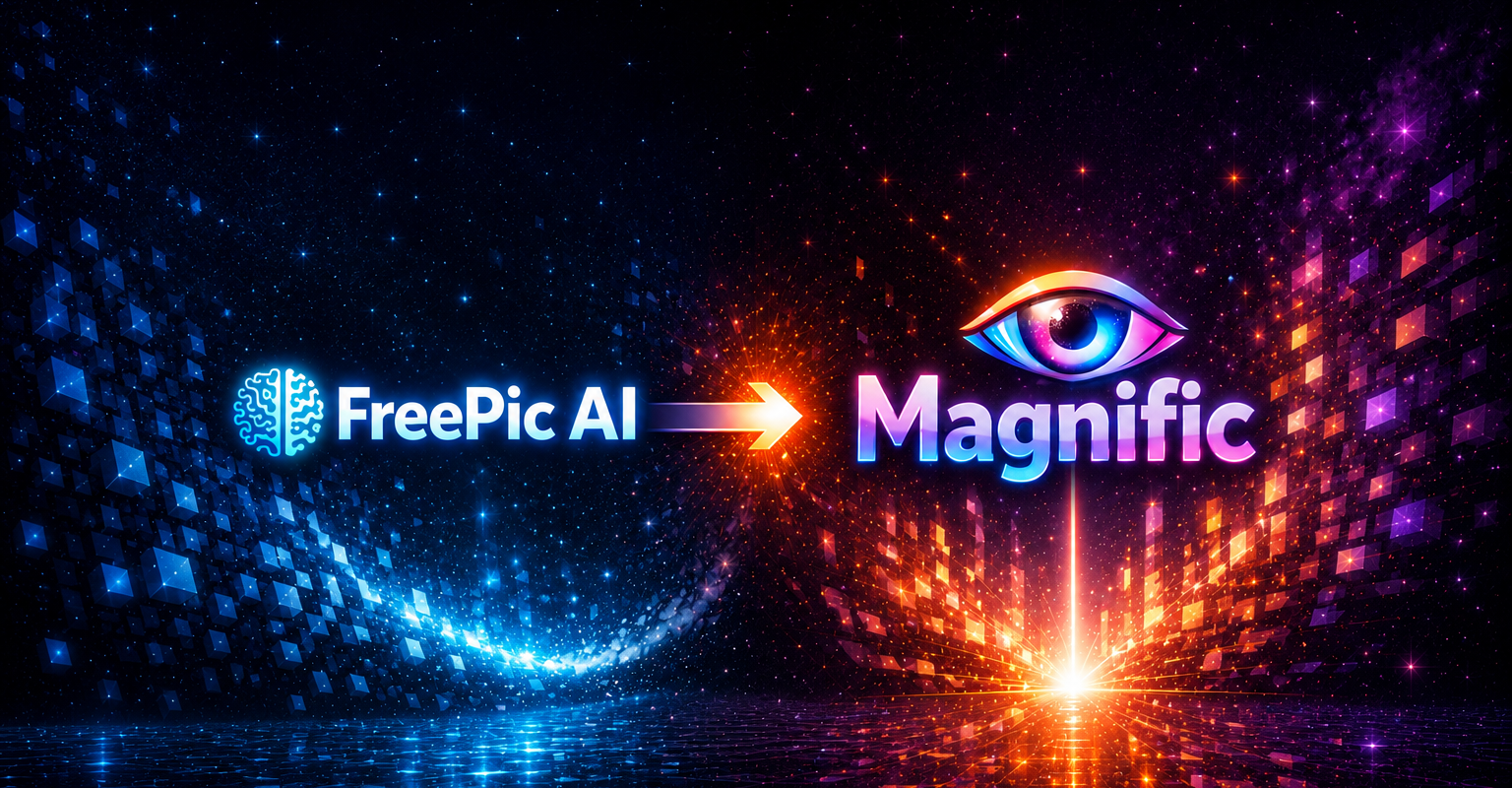 تغییر نام هوش مصنوعی فریپیک به Magnific
