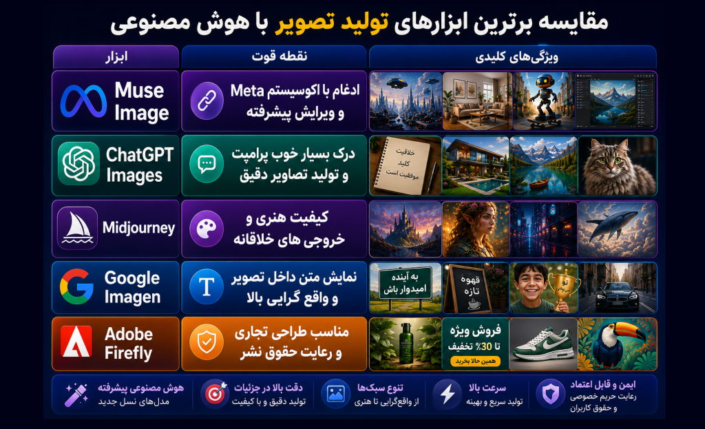 متا از مدل هوش مصنوعی Muse Image رونمایی کرد 2