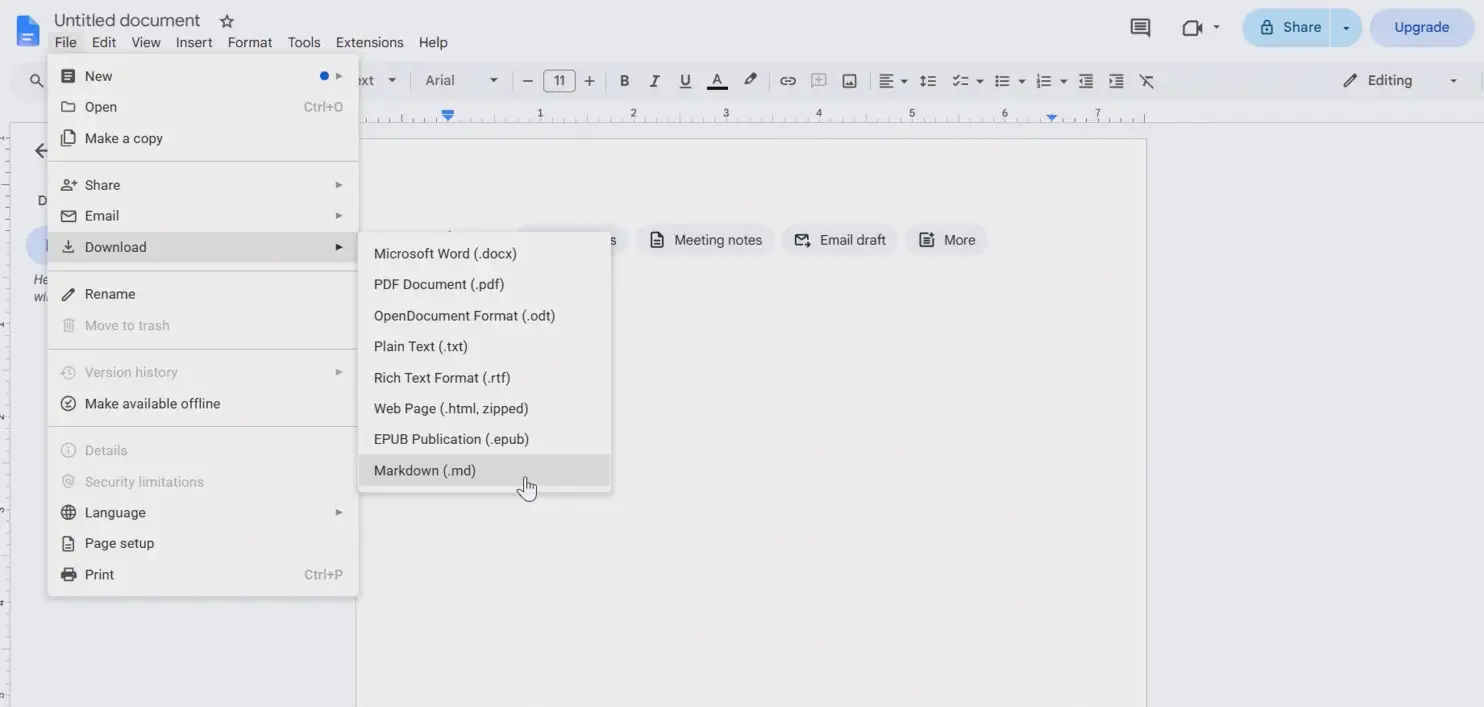 مقایسه PDF  و MD - چرا Markdown بهترین فرمت برای هوش مصنوعی است؟