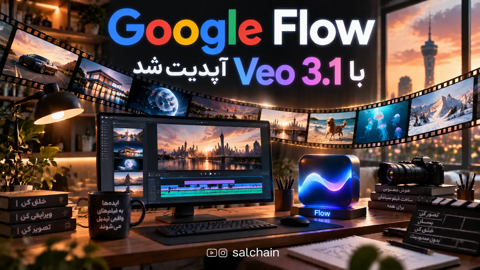 گوگل Flow با Veo 3.1 آپدیت شد - هوش مصنوعی جدید گوگل برای ساخت فیلم سینمایی